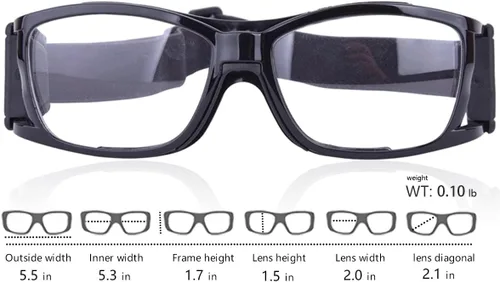 Miniatura 2 de Unisex Deportes Gafas Baloncesto Fútbol Gafas Protectoras Absorción de Choques Correa Ajustable