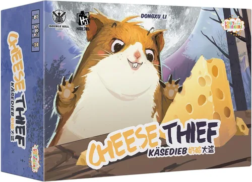 Juego de mesa El Ladrón de Queso | Juego de fiesta para que la familia descubra quién roba el queso | Roles ocultos y engaño | A partir de 8 años |