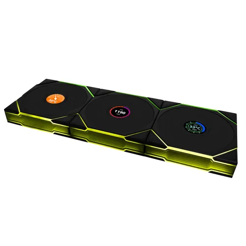 Miniatura 17 de Lian Li UNI - Ventilador Fan TL LCD Inalámbrico 120-Paquete Único-Señal Inalámbrica de 2.4 GHz, Ventilador ARGB-Espejo Infinito-Cadena de Margarita