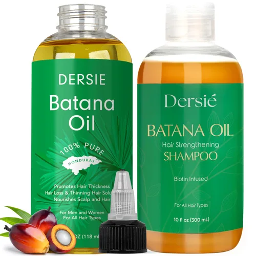 Miniatura 10 de Aceite de Batana Dersie: Aceite de Batana Orgánico de Honduras - 100% Puro y Natural (4 onzas líquidas)