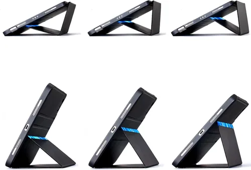Miniatura 7 de TORRAS Funda para iPad Air de 11 pulgadas M2 2024, iPad Air de 6ª/5ª/4ª generación con soporte para lápices, apagado y encendido automático, funda
