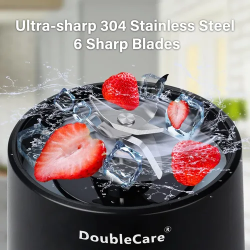 Miniatura 2 de Licuadora portátil para batidos y licuados, exprimidor eléctrico de 16.9 fl oz, licuadora de batidos de 4000 mAh con material sin BPA, licuadora