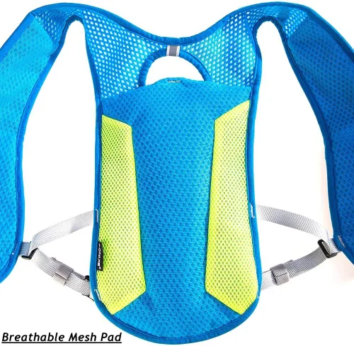 Miniatura 4 de AONIJIE Hydration Vest Pack Backpack 5L 5.5L Marathoner Running Vest Race Hydration for Women and Men Trail Run Hiking Jogging Gris