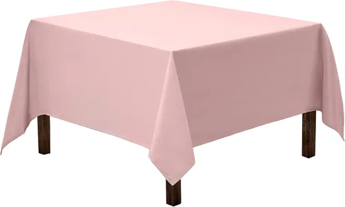 Miniatura 20 de Gee Di Moda Mantel Cuadrado - Mantel Beige de 52 x 52 Pulgadas para Mesas Cuadradas o Redondas Pequeñas - Tela Resistente Lavable - para Mesa
