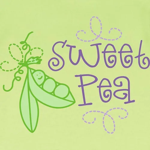 Miniatura 3 de CafePress Sweet Pea - Camiseta infantil para bebé