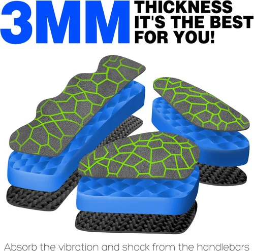 Miniatura 26 de BEACE Guantes de ciclismo para hombres y mujeres, guantes de ciclismo de montaña con pantalla táctil y palma de silicona antideslizante, guantes