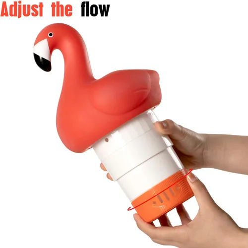 Miniatura 3 de XY-WQ Flotador de cloro, dispensador de cloro flotante para piscina, se adapta a tabletas de 1 y 3 pulgadas para piscinas grandes y pequeñas
