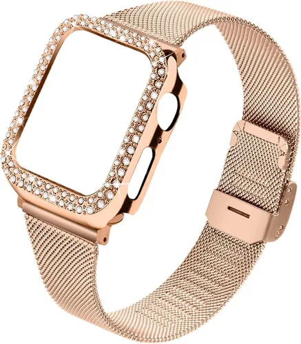 Miniatura 9 de Joyozy - Bandas de repuesto, delgadas y a la moda compatibles con Apple Watch de 1.49, 1.57, 1.65 y 1.73 pulgadas, de resina, muy cómodas