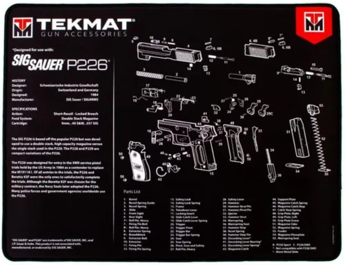 Miniatura 6 de TekMat Ultra - Alfombrilla para pistola de 20 x 15 pulgadas, tapete de limpieza y mantenimiento de pistolas con base de goma antideslizante
