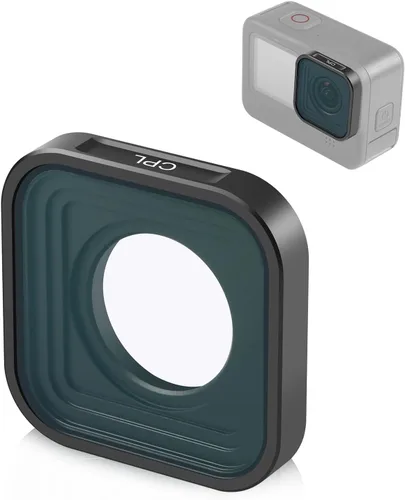 Miniatura 10 de PULUZ Filtro de lente ND8 para GoPro Hero11 / Hero11 Mini / HERO10 / HERO9 Kit de filtro de lente de densidad neutra negro lente protectora estándar