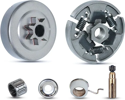Miniatura 11 de . 325"-7T Spur embrague tambor aguja jaula para Husqvarna 340 345 350 351 353 EPA 445 450 445E 450E Jonsered 2145 2150 McCulloch PM5000 .325"-7