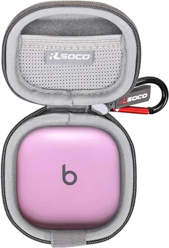 RLSOCO Funda de transporte para auriculares inalámbricos con cancelación de ruido Beats Fit Pro/Fit Pro x Kim Kardashian True - Gris (solo funda)