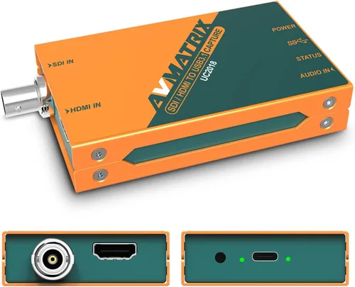 Miniatura 8 de AVMATRIX Tarjeta de captura PCIE para PC, 4CH SDI con latencia ultra baja 1080P60 para transmisión en vivo multicanal, videoconferencia, educación