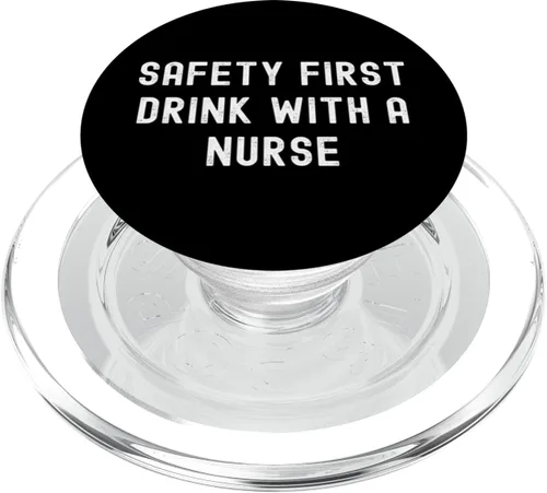 Miniatura 7 de Safety First Drink With A Nurse PopSockets Adhesive PopGrip