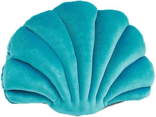 Miniatura 8 de Almohada decorativa de terciopelo SeaShell para cama, sofá, hogar, oficina, algodón