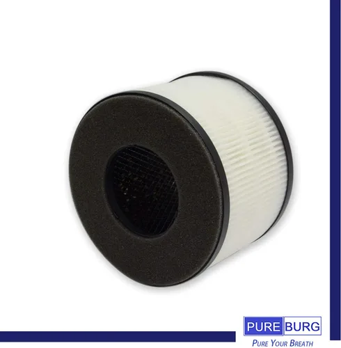 Miniatura 3 de PUREBURG Filtros de repuesto compatibles con PARTU y Slevoo BS-03 Purificador de aire, paquete de 2 unidades H13 True HEPA de 3 etapas de filtración