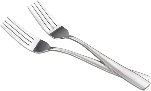 Miniatura 6 de Tenedores de ensalada de acero inoxidable de 16 piezas, tenedores de postre