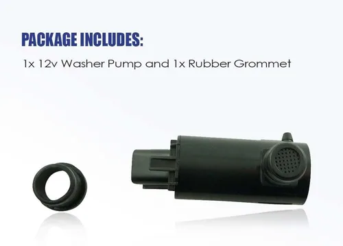 Miniatura 6 de 201525-232316F Bomba limpiaparabrisas con goma - Motor de limpiaparabrisas compatible con Hyundai, Kia - Reemplaza OEM #: 98510-26000, 9851-1C000
