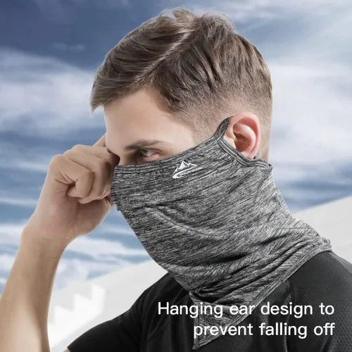 Miniatura 5 de Máscara facial de verano para motocicleta de hielo frío para hombre pasamontañas pañuelo para la cabeza para correr ciclismo pesca al aire libre