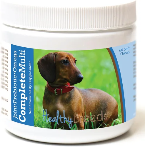 Miniatura 151 de Healthy Breeds Pug todo en uno multivitamínico suave masticable 60