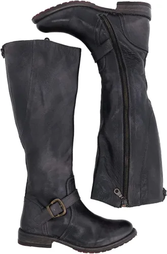 Miniatura 3 de BEDSTÜ- Womens Glaye Leather Riding Boot - Knee High Boots for Women - Tall Boots with Back Zipper Closure