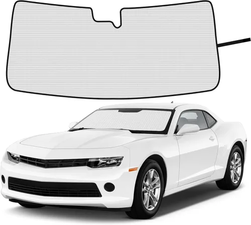 Miniatura 14 de RT-TCZ Parasol para parabrisas RAM para Dodge RAM 1500 2500 3500 2018 - Presente parasol delantero RAM 18+