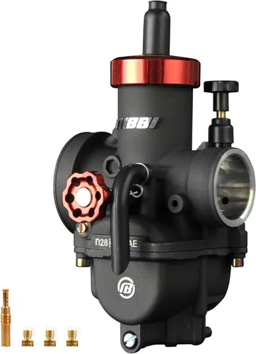 NIBBI - Carburador de motocicleta PE28mm 150CC con chorros de carburador, compatible con Honda Yamaha Suzuki Kawasaki, motocicleta, scooter, ATV,