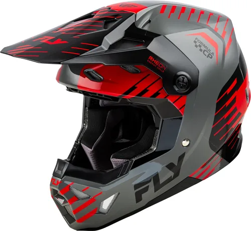 Miniatura 6 de Casco de motocicleta todoterreno Fly Racing Adult Formula CP Slice MX ATV, aprobado por DOT/FMVSS 218