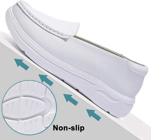 Miniatura 5 de Zapatos de lactancia para mujer, mocasines para caminar, transpirables, ligeros, cómodos para el trabajo