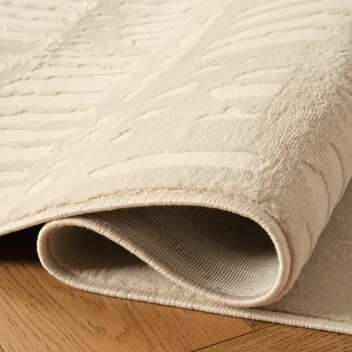 Miniatura 4 de Revival Rugs Alfombra Shell de 4 x 6 pies para cocina, dormitorio, comedor, lavable, 100% reciclada, certificado Oeko-TEX, moderna, pelo mediano