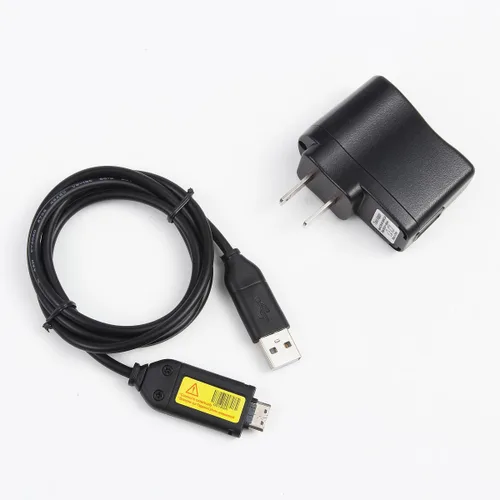 Miniatura 2 de MaxLLTo 1A USB AC/DC Cable cargador adaptador de corriente para cámara Samsung L210 WB550 TL105 NV9