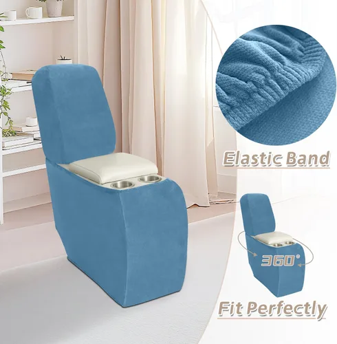Miniatura 659 de Arfntevss Fundas de sofá seccional reclinable de terciopelo, Funda de sofá seccional de esquina para sofá reclinable, Funda elástica suave