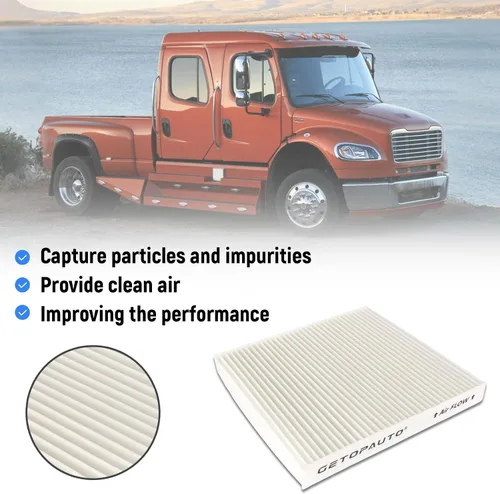 Miniatura 2 de GETOPAUTO PA5359 Filtro de aire de cabina apto para Freightliner M2 106 112 108SD 114SD 122SD camiones o autobuses reemplaza N10G-36000006 AF26427