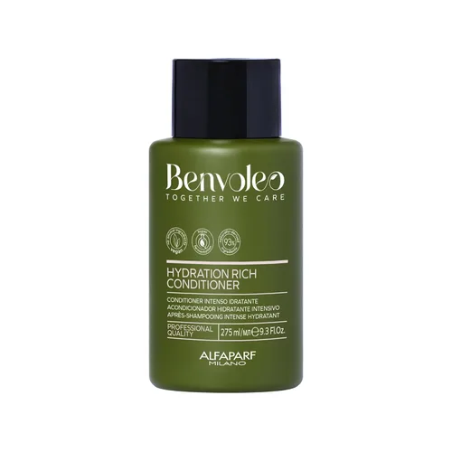 ALFAPARF MILANO Benvoleo - Acondicionador rico en hidratación para cabello seco, limpio, vegano, cuidado sostenible del cabello, hidrata, hidrata,