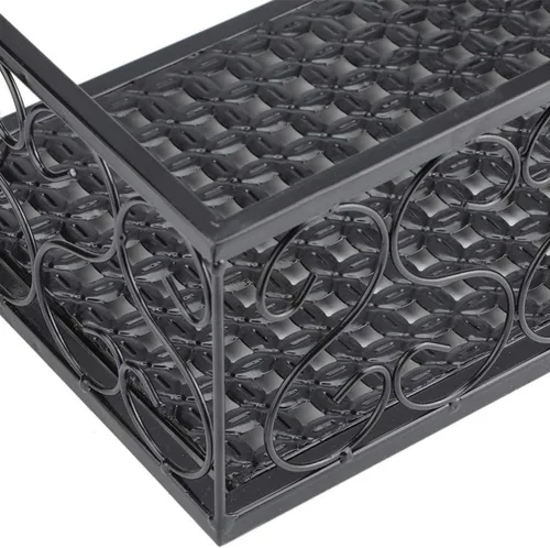 Miniatura 5 de Saim Estante grande para colgar plantas, macetas de metal con ganchos, cubo de flores para balcón, jardín, ventana, porche, patio