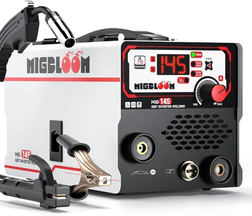 Miniatura 11 de 250A Soldador Mig, Soldador 110V FLUX MIG/ARC/Lift TIG sin gas, Soldador Mig 3 en 1 con sinergia e inversor IGBT, Soldador de núcleo de flujo