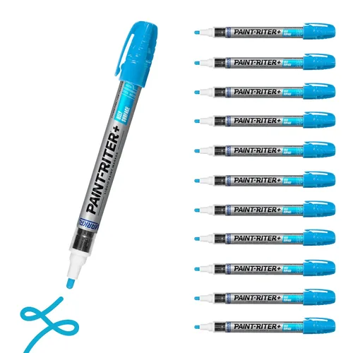 Markal 96971 Paint-Riter+ Marcador de pintura líquida para superficie aceitosa, compatibilidad de superficie versátil, tamaño de marca negrita 1.8