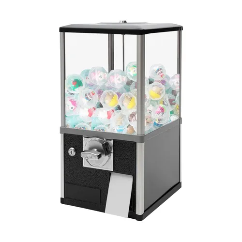 Máquina de chicles, máquinas expendedoras para negocios, diámetro de bola de 1.77-1.97 pulgadas, capacidad de almacenamiento de 800 monedas, 4