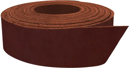 Miniatura 10 de Trabajo europeo de cuero de 5-6 oz. (0.079-0.094 in) Tamaño de los cinturones de cuero curtido vegetal: 1-1/2 x 40 pulgadas, correas de cuero