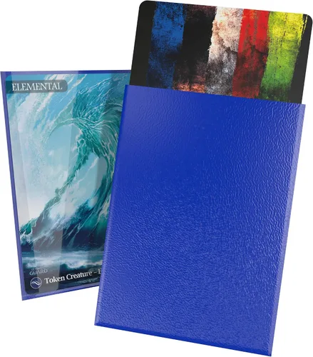 Miniatura 25 de Ultimate Guard Fundas exteriores para cartas Cortex, 100 fundas estándar de tamaño TCG, 66 x 91 mm, con respaldo negro, acabado brillante, sin PVC