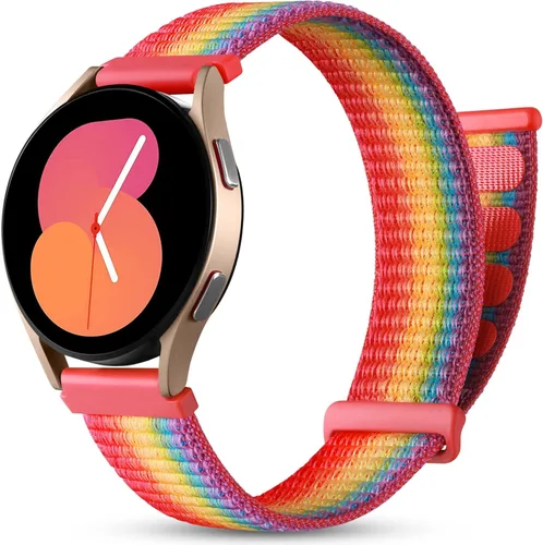 Miniatura 8 de DaQin Compatible con Samsung Galaxy Watch 7, 6, 5, 4, 1.575 pulgadas, 1.732 pulgadas, correa deportiva ajustable de nailon suave de 0.787 pulgadas