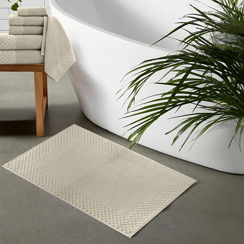 Miniatura 5 de Classic Turkish Towels CTT - Juego de 2 alfombras de baño 100% algodón, antideslizantes, cómodas y altamente absorbentes, lavables a máquina, 20 x