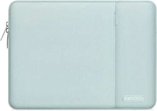 Miniatura 17 de MOSISO Funda vertical de poliéster con bolsillo para laptop de 15, 15.6 y 16 pulgadas, para computadora MacBook Pro 16 M4, M3, M2 y M1, HP, Acer