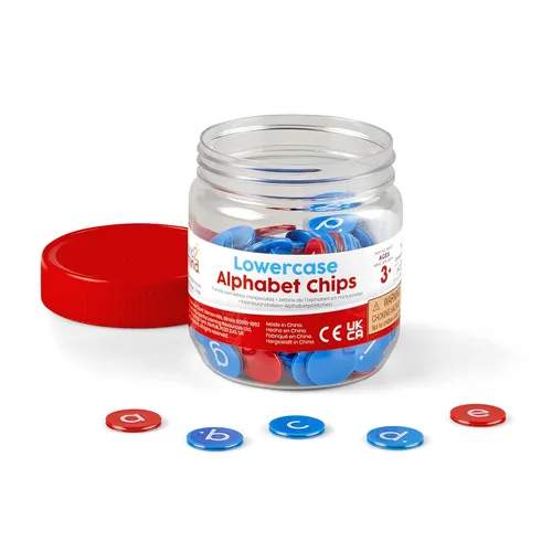 Miniatura 6 de hand2mind Elkonin Boxes - Juego de 8 pizarras magnéticas de borrado en seco y varitas magnéticas para niños, varitas magnéticas (juego de 6) y chips