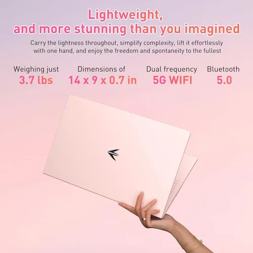 Miniatura 7 de Auusda Laptop FHD de 15.6 pulgadas para trabajo, estudiante y entretenimiento, 16 GB de RAM dual de 512 GB SSD, USB tipo C/HDMI/teclado