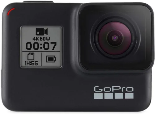 GoPro Hero7 Black - Cámara de acción impermeable con pantalla táctil 4K Ultra HD Video 12MP Fotos 720p Estabilización de transmisión en vivo