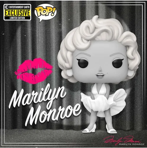 Miniatura 3 de Figura de vinilo Pop en blanco y negro de Marilyn Monroe - Exclusivo de EE