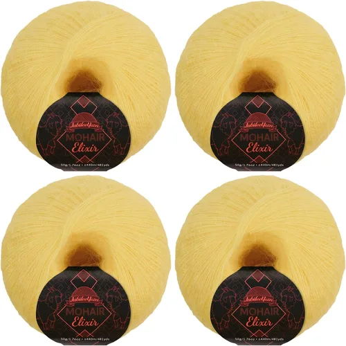 Miniatura 33 de JubileeYarn Mohair Elixir Yarn - 50g/Skein Baby Wool Blend - Cosmopolitan - 1 Skein