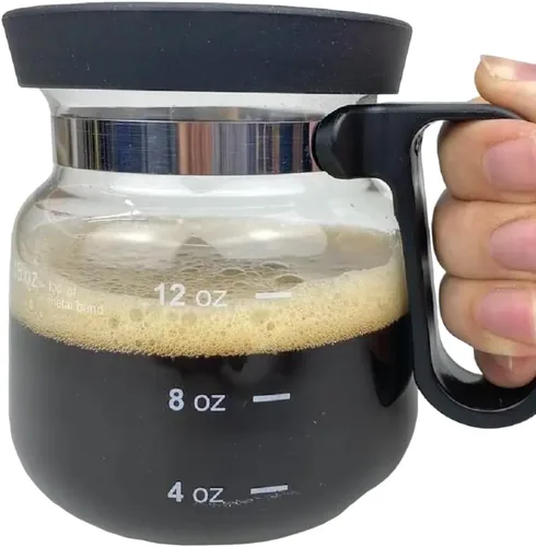EXIGENT Jarra de Café de Vidrio Taza de Té Taza de Recolección 16 Oz Onzas (Jarra de Café)