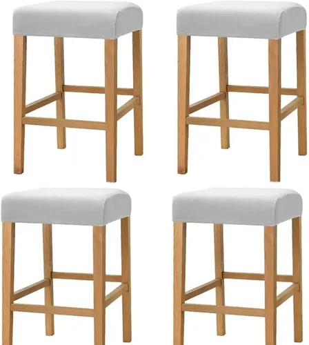 Miniatura 7 de Fundas de taburete rectangulares, fundas elásticas para taburetes de bar rectangulares, fundas elásticas para asiento de silla, fundas de asiento